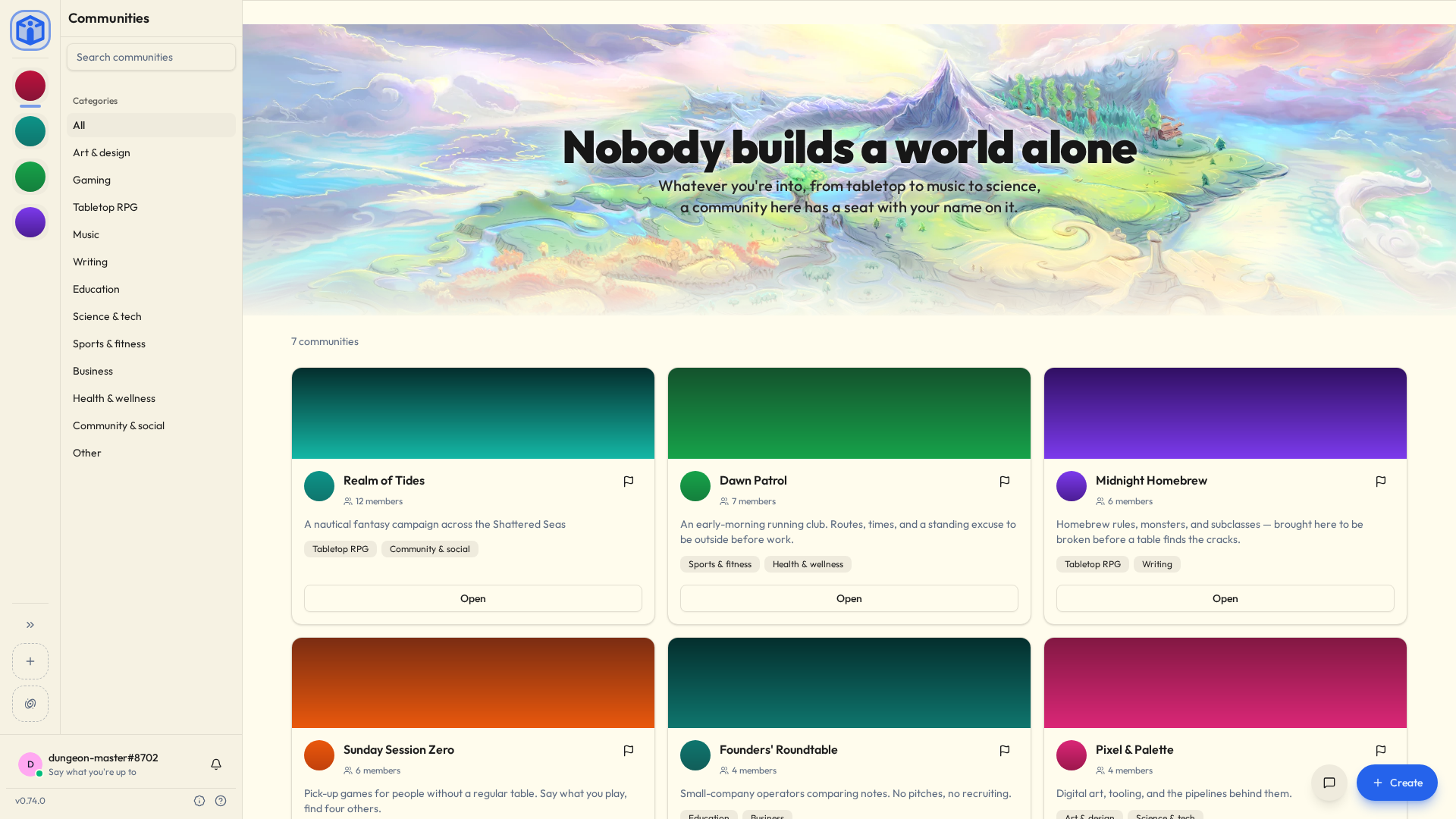 The community directory