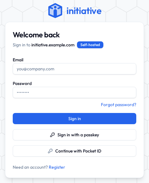 Signing in with email and password